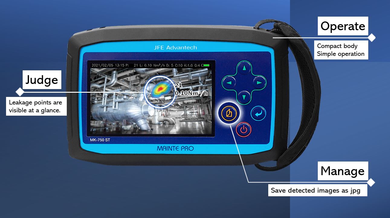 image of gas & air leak detector